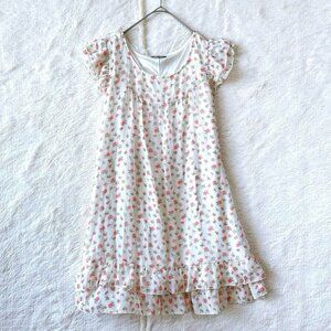 Flay Frilled Floral Dress